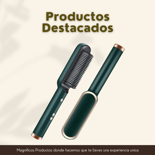 Peine Alisador™| Liso perfecto en minutos, sin frizz.